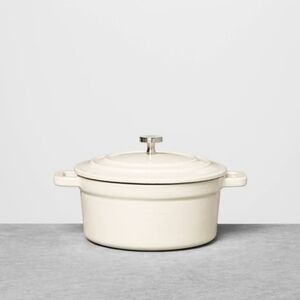 White Cast Iron Mini Dutch Oven